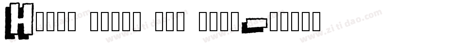 Happy brown cat shad字体转换